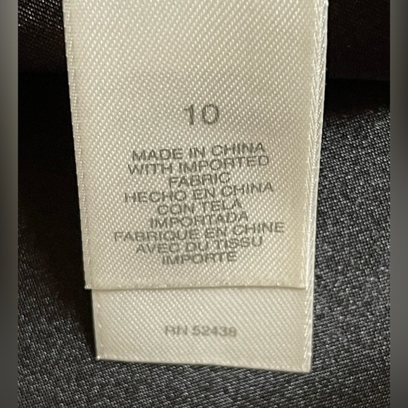 Liz Claiborne Dresses size 10 black rouched bodice with spaghetti straps - Picture 9 of 10